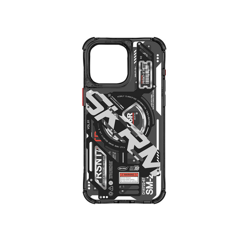 Apple iPhone 15 Pro Max Case Magsafe Charging Featured Layered Machine Themed SkinArma Ekho Cover - 3