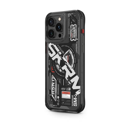 Apple iPhone 15 Pro Max Case Magsafe Charging Featured Layered Machine Themed SkinArma Ekho Cover - 4