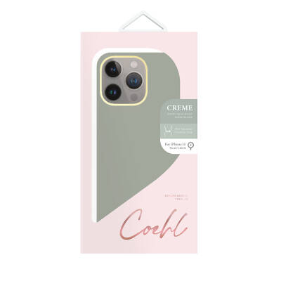 Apple iPhone 15 Pro Max Case Magsafe Charging Featured Soft Smooth Back Surface Strap Drawstring Coehl Creme Cover - 4