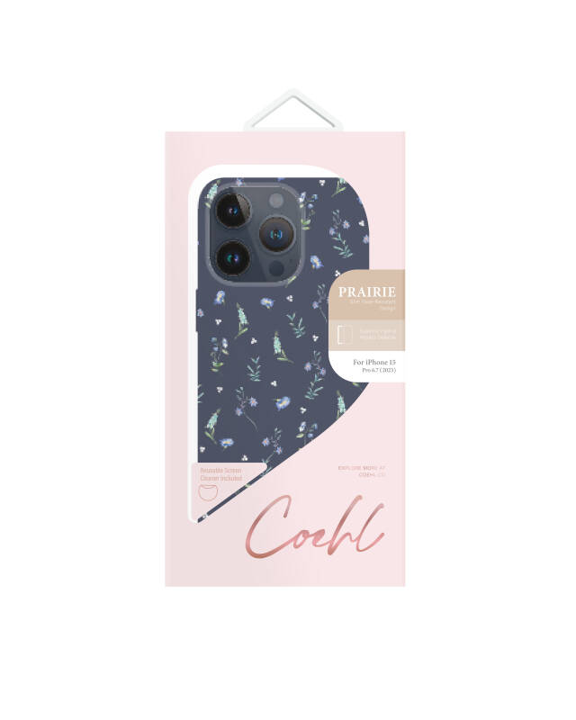 Apple iPhone 15 Pro Max Case Mini Meadow Flowers Patterned Coehl Prairie Cover - 2