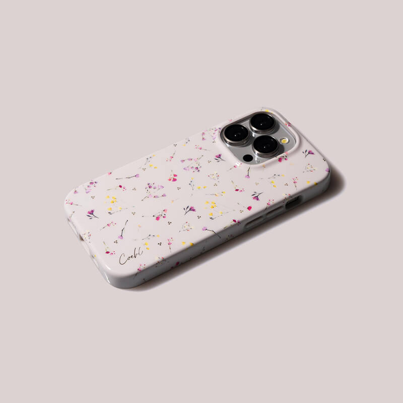 Apple iPhone 15 Pro Max Case Mini Meadow Flowers Patterned Coehl Prairie Cover - 9