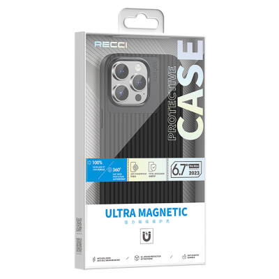 Apple iPhone 15 Pro Max Case Recci Aurora Series Cover with Magsafe Charging Feature - 6