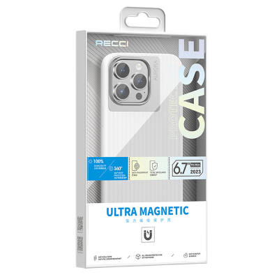 Apple iPhone 15 Pro Max Case Recci Aurora Series Cover with Magsafe Charging Feature - 8