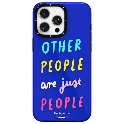 Apple iPhone 15 Pro Max Case Text Patterned Youngkit Mindfulness Series Cover - 5