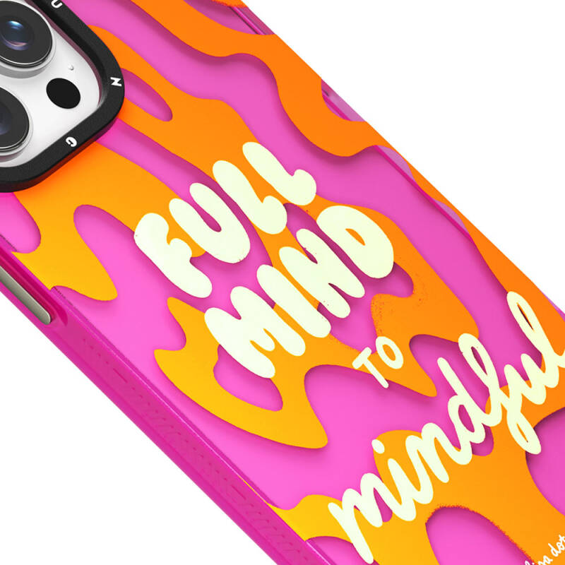 Apple iPhone 15 Pro Max Case Text Patterned Youngkit Mindfulness Series Cover - 9