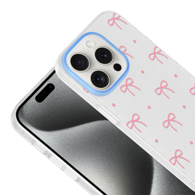 Apple iPhone 15 Pro Max Case with Camera Protector, Patterned Zore Clip Cover - 9
