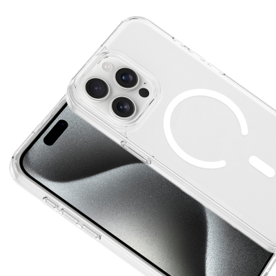 Apple iPhone 15 Pro Max Case with M-safe Charging Feature Zore X-Rop Cover - 2