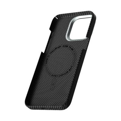 Apple iPhone 15 Pro Max Case Wiwu HHX-016 Carbon Fiber 600D Mars Kevlar Cover - 5