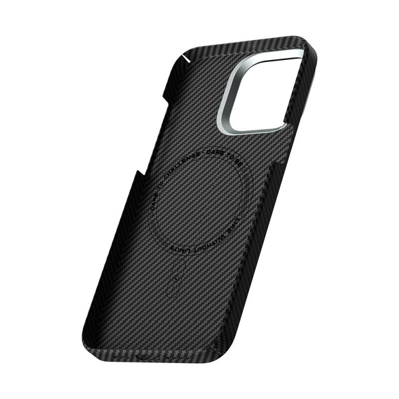 Apple iPhone 15 Pro Max Case Wiwu KJZ-017 Carbon Fiber 600D Explore Kevlar Cover - 5