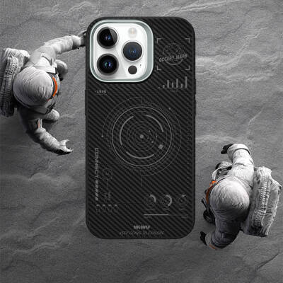 Apple iPhone 15 Pro Max Case Wiwu KJZ-017 Carbon Fiber 600D Explore Kevlar Cover - 7