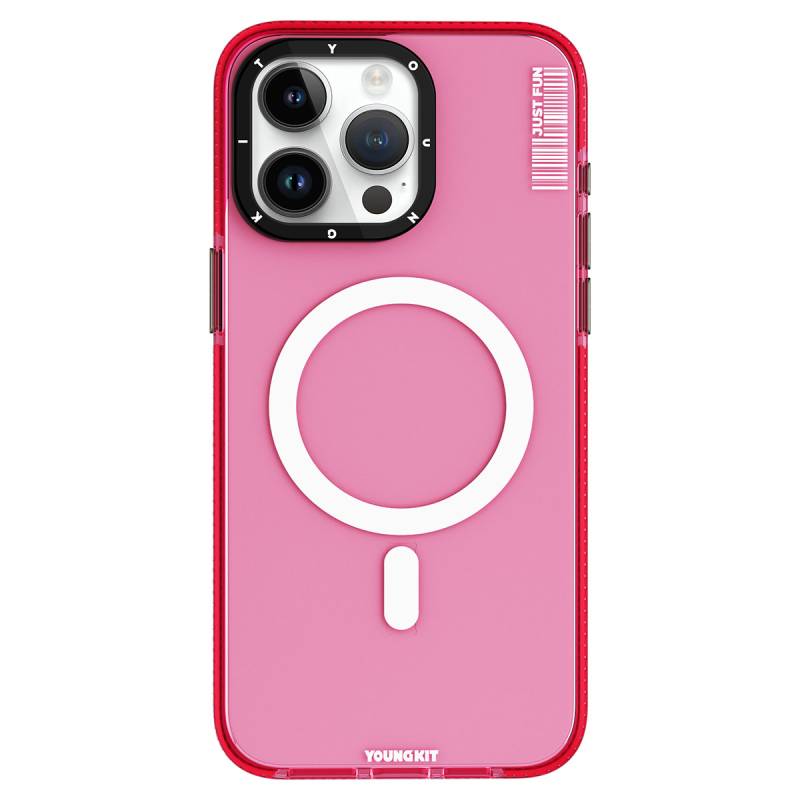 Apple iPhone 15 Pro Max Case YoungKit Crystal Color Series Cover with Magsafe Charging Feature - 1