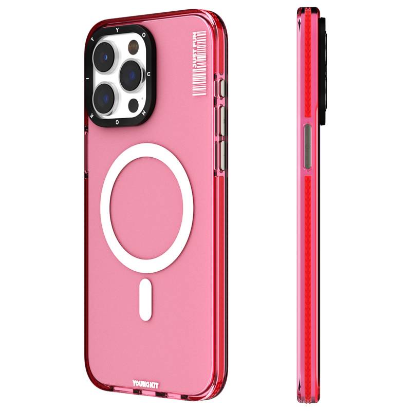 Apple iPhone 15 Pro Max Case YoungKit Crystal Color Series Cover with Magsafe Charging Feature - 9