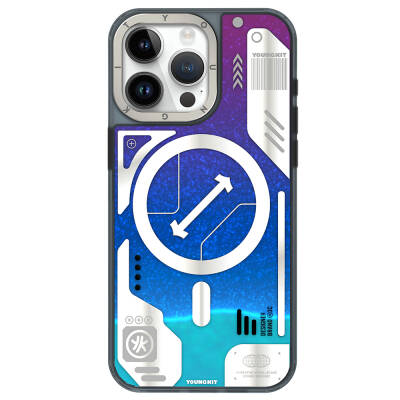 Apple iPhone 15 Pro Max Case YoungKit Galaxy Series Cover with Magsafe Charging Feature - 9