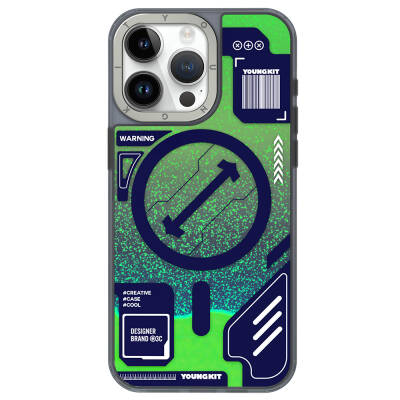 Apple iPhone 15 Pro Max Case YoungKit Galaxy Series Cover with Magsafe Charging Feature - 8