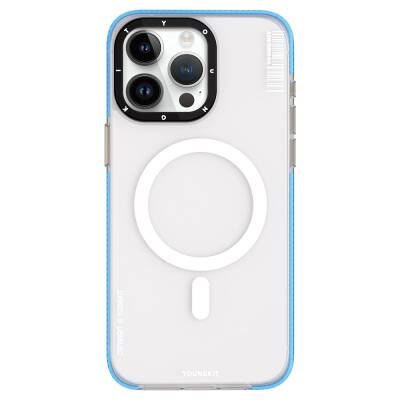 Apple iPhone 15 Pro Max Case Youngkit Jiansha Series Cover with Magsafe Charging Feature - 3