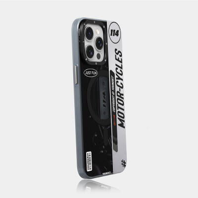 Apple iPhone 15 Pro Max Case Youngkit Motorcycle Legend Series Cover Magsafe Charging Feature - 11