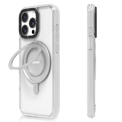 Apple iPhone 15 Pro Max Case Youngkit Pivot Series Cover with Magsafe Charging Feature and Finger Ring Stand - 3