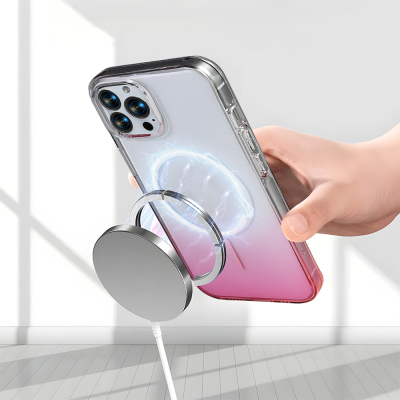 Apple iPhone 15 Pro Max Case Zore Septic Silicone Cover M-Safe Charging Feature - 17