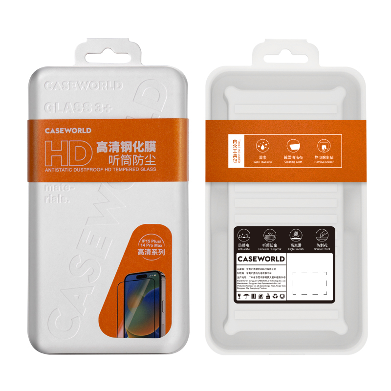 Apple iPhone 15 Pro Max CaseWorld HD Serisi 0.33mm Temperli Cam Ekran Koruyucu - 6