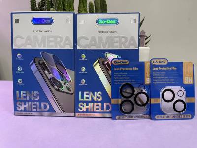Apple iPhone 15 Pro Max Go Des Lens Shield CL-14 Kamera Lens Koruyucu - Thumbnail