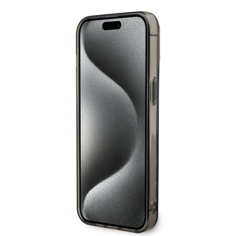 Apple iPhone 15 Pro Max Kılıf BMW Magsafe Şarj Özellikli Transparan M Dizayn Orjinal Lisanslı Kapak - 6