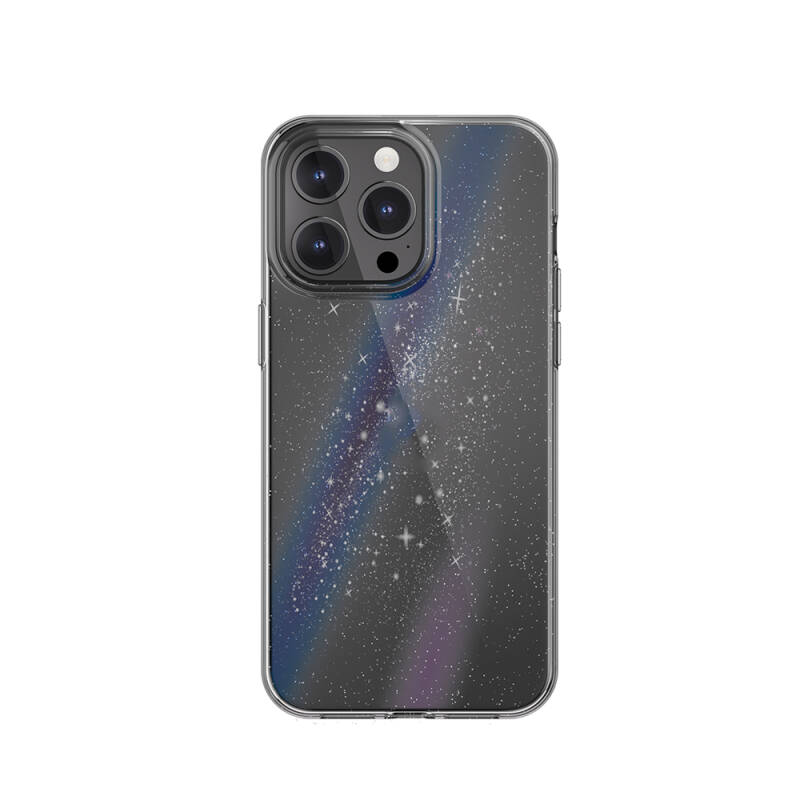 Apple iPhone 15 Pro Max Kılıf Çift Katmanlı IMD Baskılı Bumper Lisanslı Switcheasy Cosmos Nebula Kapak - 1