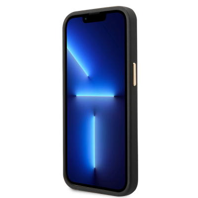Apple iPhone 15 Pro Max Kılıf Guess Orjinal Lisanslı M-safe Şarj Özellikli 4G Desenli PU Metal Plaka Klasik Logolu Kapak - 8