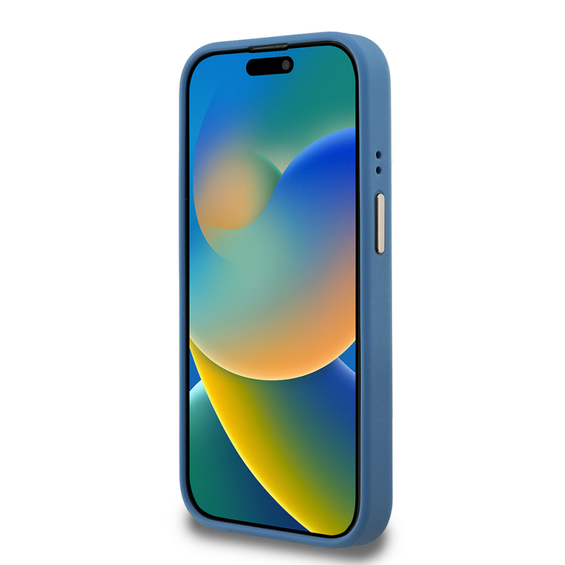 Apple iPhone 15 Pro Max Kılıf Guess Orjinal Lisanslı PU Deri 4G Desenli Metal Büyük 4G ve Yazı Logolu Kamera Standlı Kapak - 9