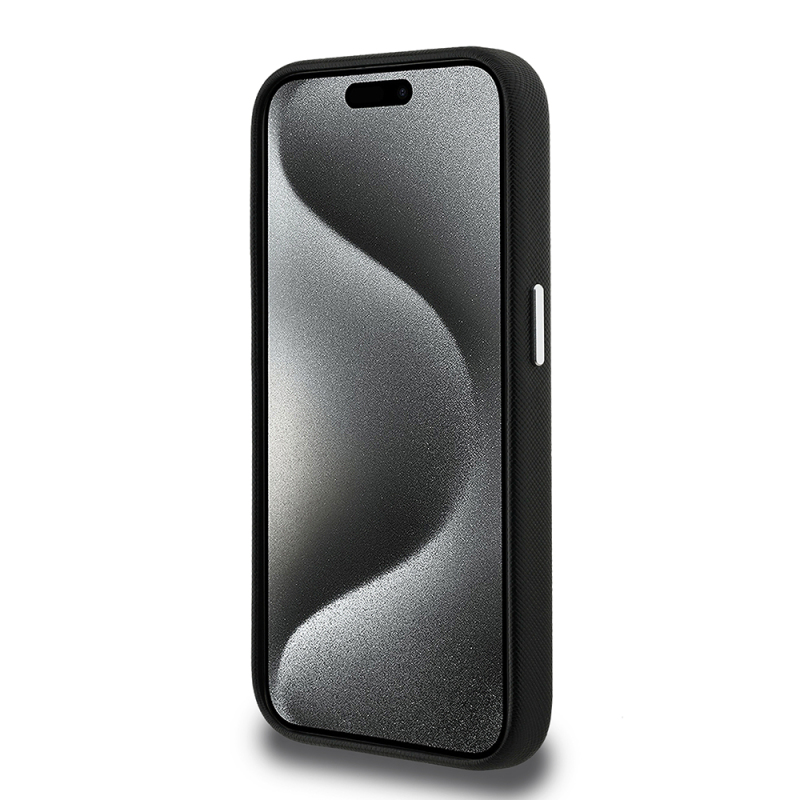 Apple iPhone 15 Pro Max Kılıf Karl Lagerfeld Orjinal Lisanslı K&C Heads Pin Kapak - 7