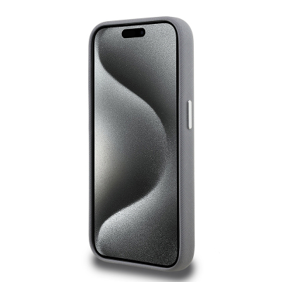 Apple iPhone 15 Pro Max Kılıf Karl Lagerfeld Orjinal Lisanslı K&C Heads Pin Kapak - 13