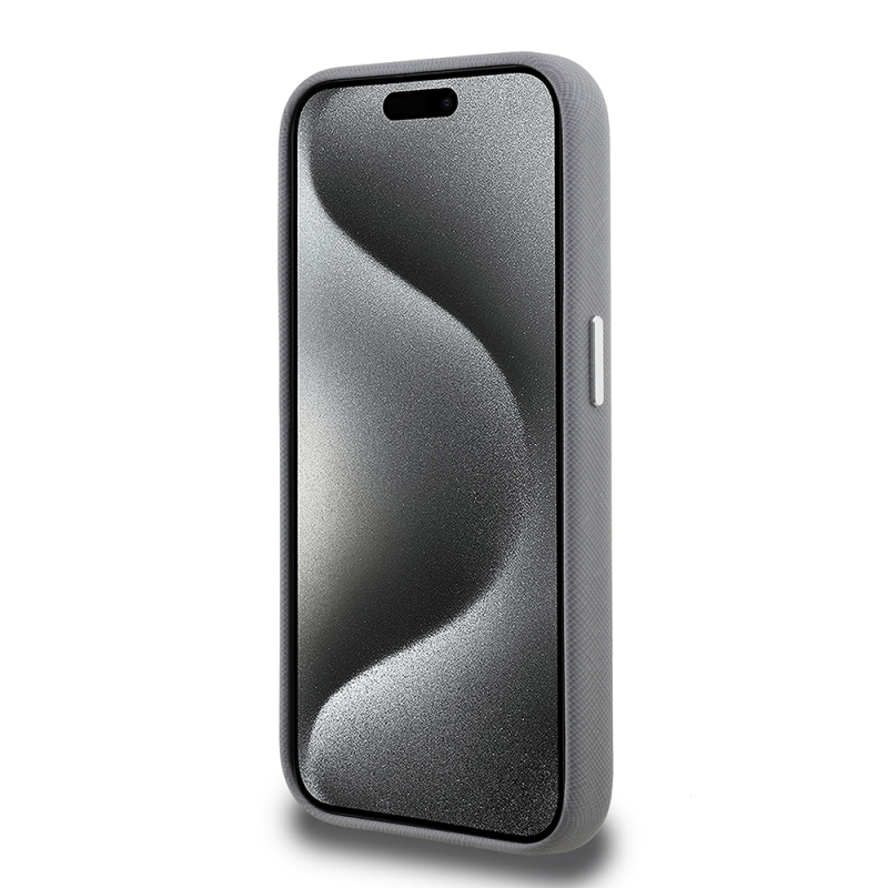 Apple iPhone 15 Pro Max Kılıf Karl Lagerfeld Orjinal Lisanslı K&C Heads Pin Kapak - 13