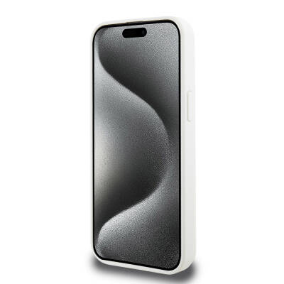 Apple iPhone 15 Pro Max Kılıf Lacoste Orjinal Lisanslı Magsafe Şarj Özellikli PU Deri Görünümlü Kartlıklı Karışık Monogram Desenli Kapak - 10