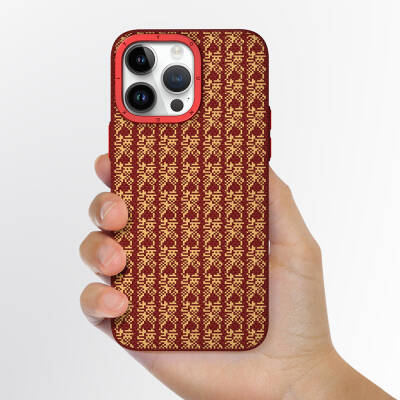 Apple iPhone 15 Pro Max Kılıf M-safe Şarj Özellikli 1500D Youngkit Auspicious Loong Serisi Kapak - 5