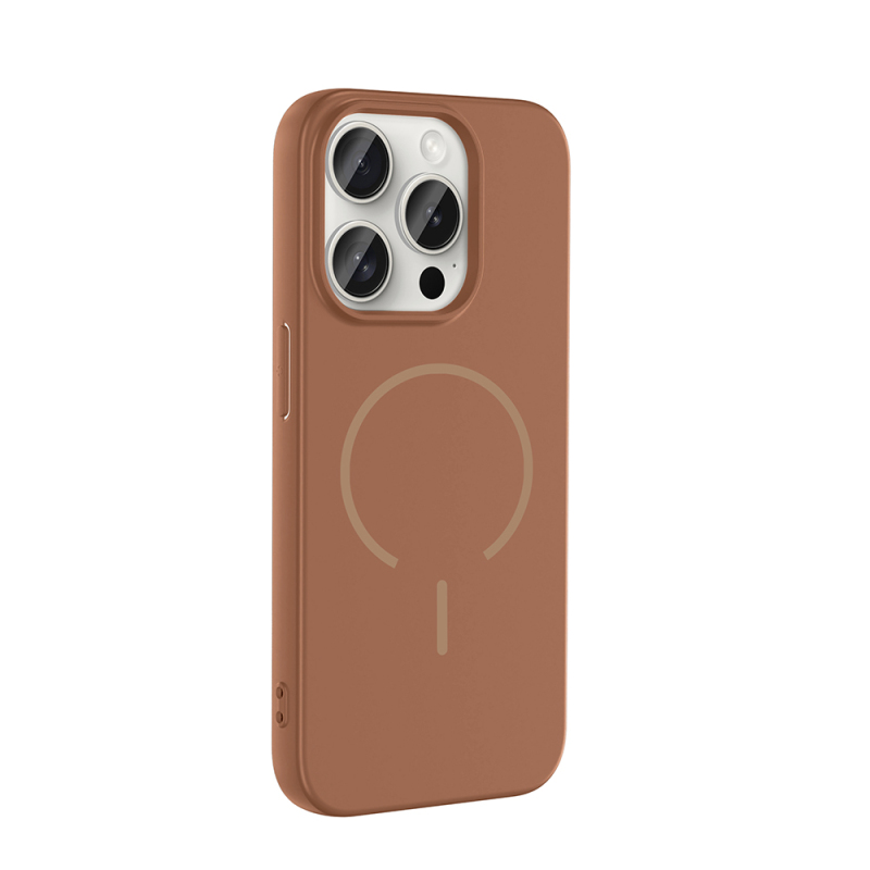 Apple iPhone 15 Pro Max Kılıf M-safe Şarj Özellikli Zore Meta Kapak - 10