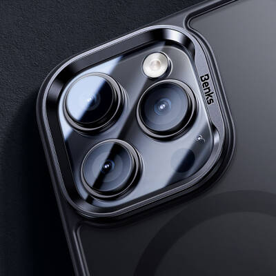 Apple iPhone 15 Pro Max Kılıf Magsafe Şarj Özellikli Benks Mist Protective Kapak - 10