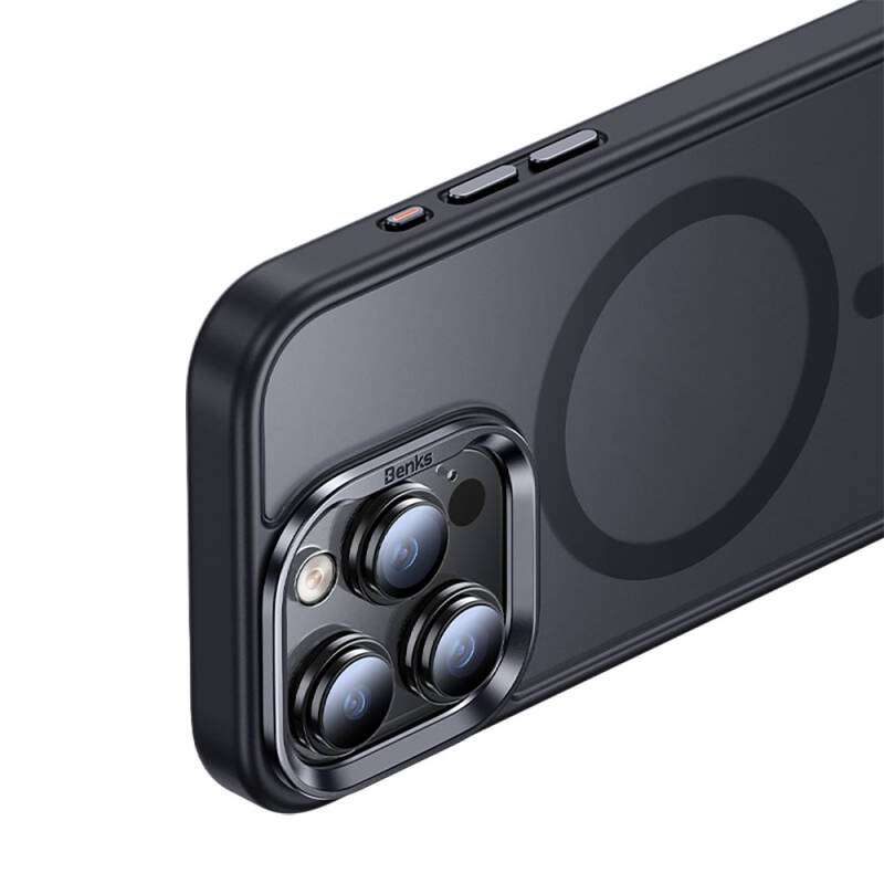 Apple iPhone 15 Pro Max Kılıf Magsafe Şarj Özellikli Benks Mist Protective Kapak - 2