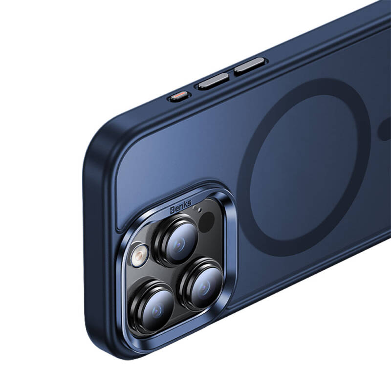 Apple iPhone 15 Pro Max Kılıf Magsafe Şarj Özellikli Benks Mist Protective Kapak - 20