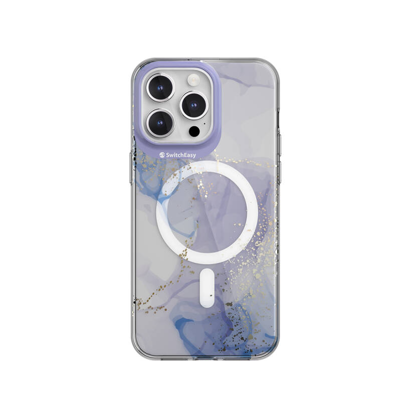 Apple iPhone 15 Pro Max Kılıf Magsafe Şarj Özellikli Çift IMD Baskılı Lisanslı Switcheasy Artist-M Veil Kapak - 2