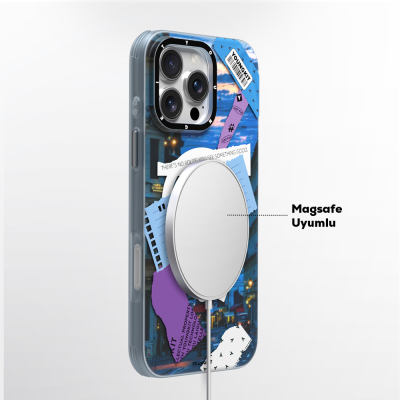 Apple iPhone 15 Pro Max Kılıf Magsafe Şarj Özellikli Youngkit A-City Serisi Kapak - 11