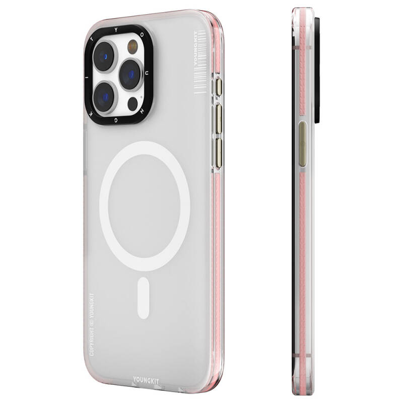 Apple iPhone 15 Pro Max Kılıf Magsafe Şarj Özellikli Youngkit Jiansha Serisi Kapak - 13