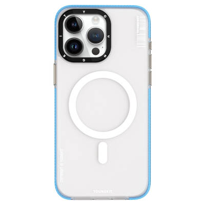 Apple iPhone 15 Pro Max Kılıf Magsafe Şarj Özellikli Youngkit Jiansha Serisi Kapak - 3