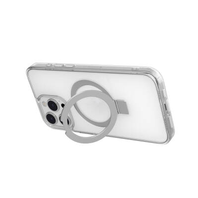Apple iPhone 15 Pro Max Kılıf Magsafe Şarj Özellikli Yüzük Standlı Lisanslı Switcheasy Magstand-M Kapak - 12
