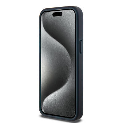 Apple iPhone 15 Pro Max Kılıf TUMI Orjinal Lisanslı Magsafe Şarj Özellikli Buzlanmış Saydam Fırça Kamuflajı Desenli Kapak - 6
