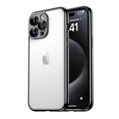 Apple iPhone 15 Pro Max Kılıf Zore Kamera Korumalı Bontez Bumper - 2