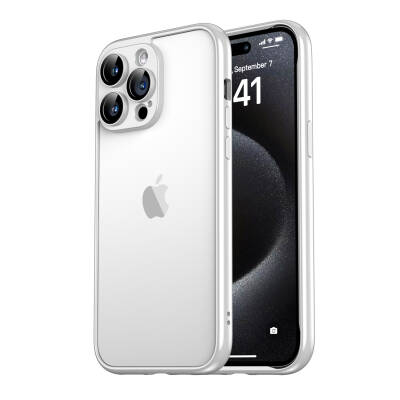Apple iPhone 15 Pro Max Kılıf Zore Kamera Korumalı Bontez Bumper - 3
