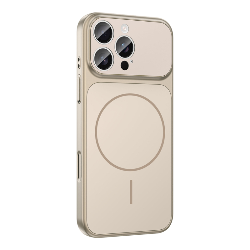 Apple iPhone 15 Pro Max Kılıf Zore M-Safe Şarj Özellikli Kamera Korumalı Formen Kapak - 9