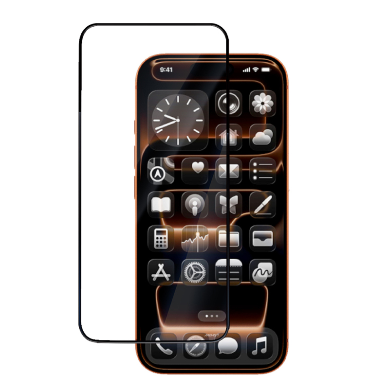 Apple iPhone 15 Pro Max Mohseven M6 HD Temperli Cam Ekran Koruyucu + Kolay Uygulama Aparatı - 1