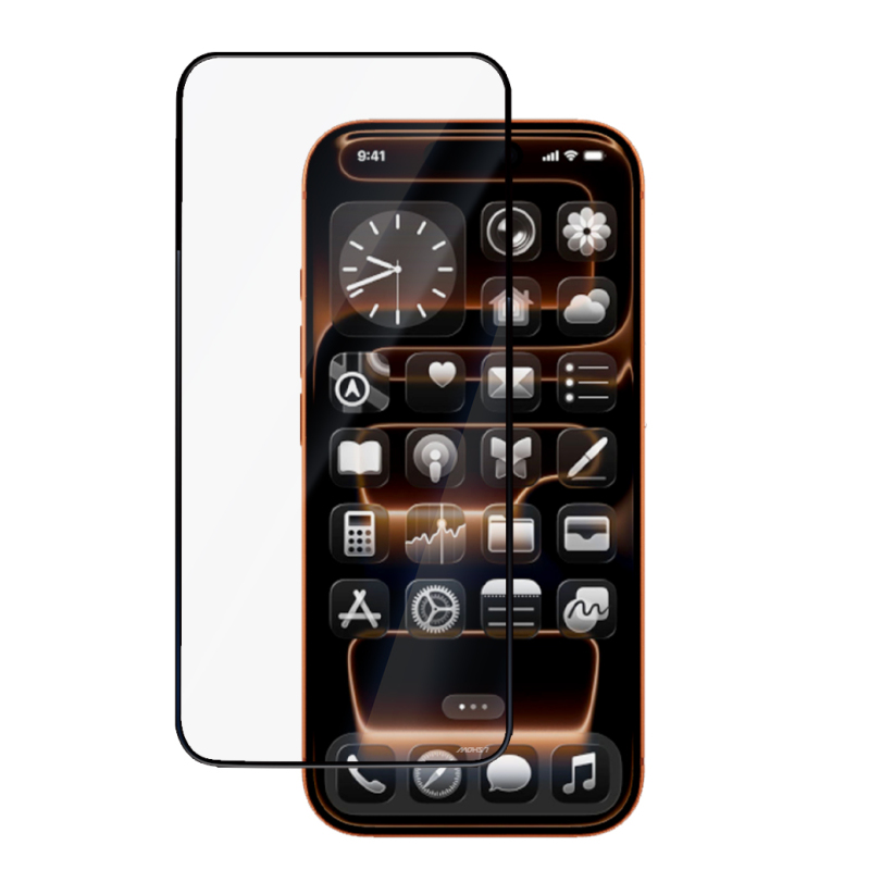 Apple iPhone 15 Pro Max Mohseven M6 Privacy Temperli Cam Ekran Koruyucu + Kolay Uygulama Aparatı - 6