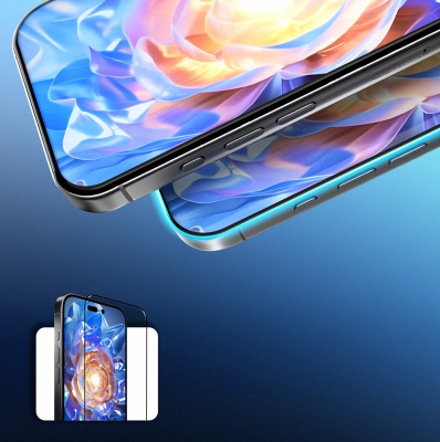 Apple iPhone 15 Pro Max Mohseven Sapphire Coating 3D Glue Privacy Ghost Tempered Glass Screen Protector - 6