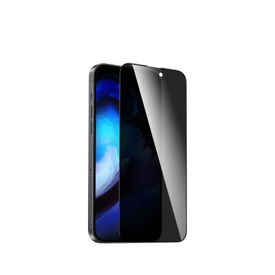 Apple iPhone 15 Pro Max Recci RSP-A08SP 3D Privacy Shield Temperli Cam Ekran Koruyucu - 1